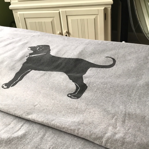 black dog blanket